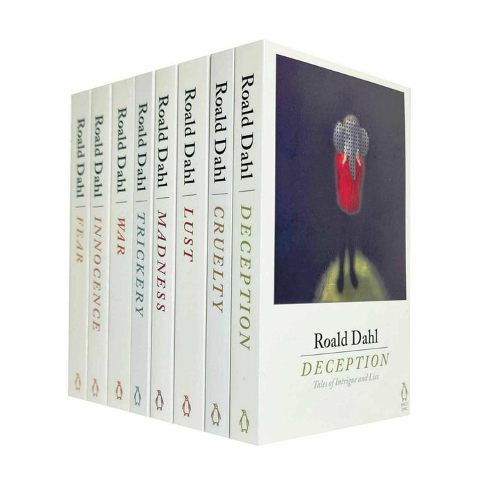 Roald Dahl collection 8 books set Fiction pack Deception Madness Cruelty Lust - The Book Bundle