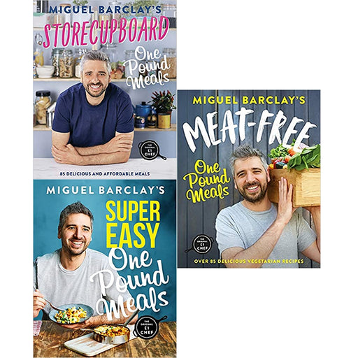 Miguel Barclay 3 Books Collection Set (Super Easy One ,Meat-Free,Storecupboard) - The Book Bundle