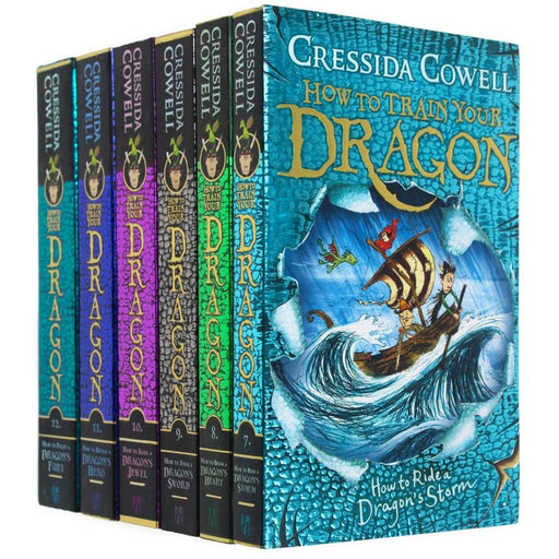 How to Train Your Dragon 6 Books Collection Set Book 7 to12  By Cressida Cowell NEW - The Book Bundle