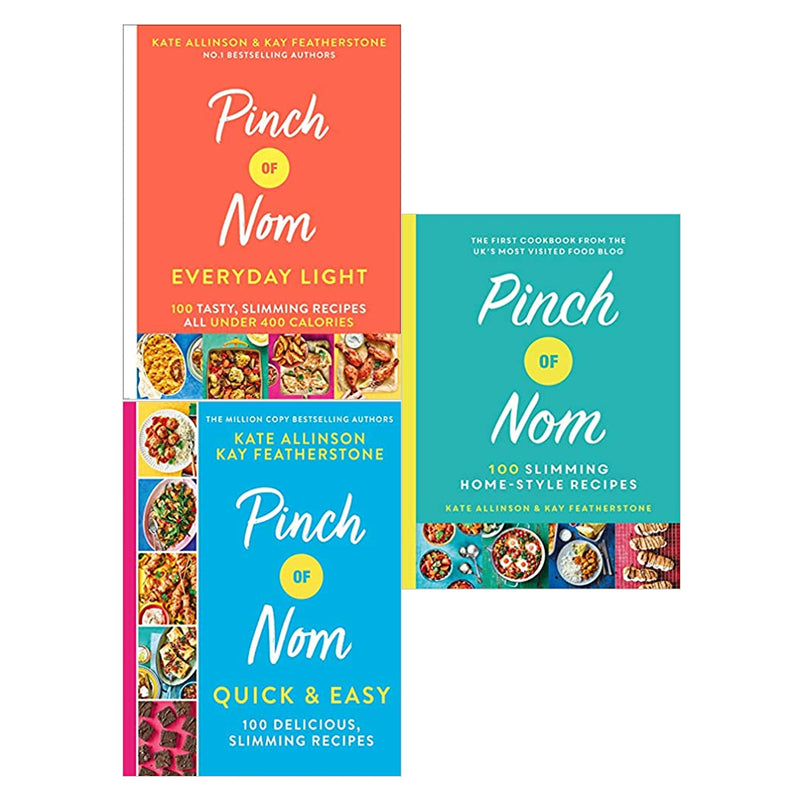 Kay Featherstone 3 Books Pinch of Nom Collection Set (Everyday Light,Quick,100) - The Book Bundle