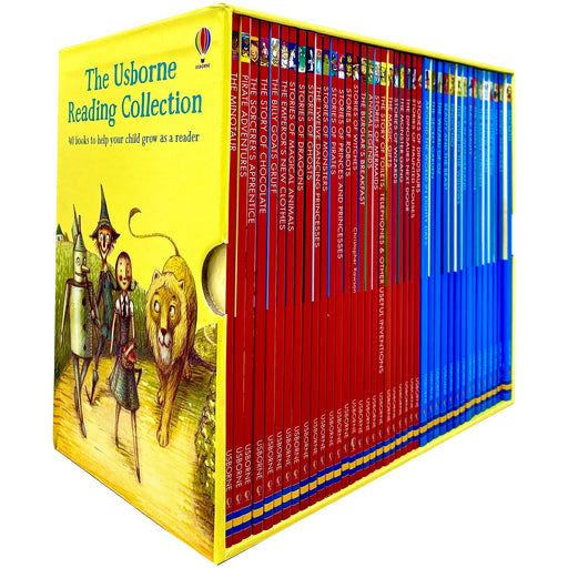 Usborne Reading Collection 40 Books Box Set (Usborne Reading Series 1 & 2) - The Book Bundle