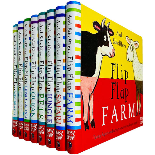 Axel Scheffler's Complete Flip Flap Series 8 Books Collection Set - The Book Bundle
