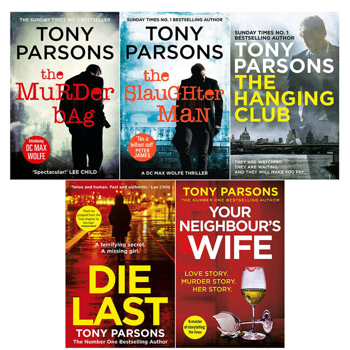 Murder Bag,Slaughter Man,Hanging Club,Die Last & Your Neighbour Wife 5 Books Set - The Book Bundle