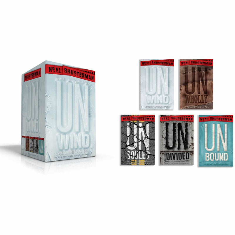 The Ultimate Unwind Dystology Collection 5 Books Box Set by Neal Shusterman (Unwind, Unwholly, Unsouled, Undivided & Unbound) - The Book Bundle