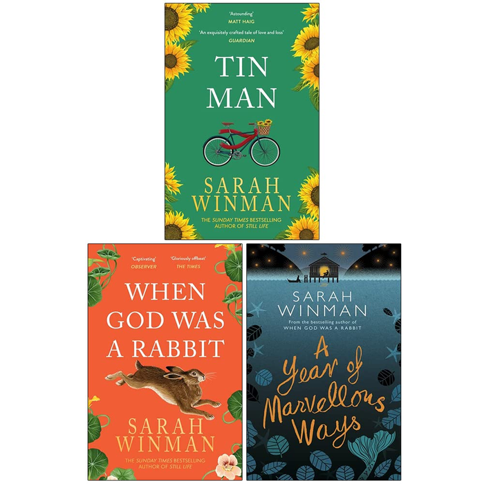 Sarah Winman 3 Books Collection Set (Tin Man, When God Was A Rabbit & A Year of Marvellous Ways) - The Book Bundle