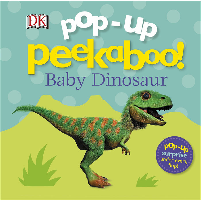 Pop-Up Peekaboo! 4 Books Collection Set By DK (Tractor , Baby Dinosaur, Bedtime) - The Book Bundle