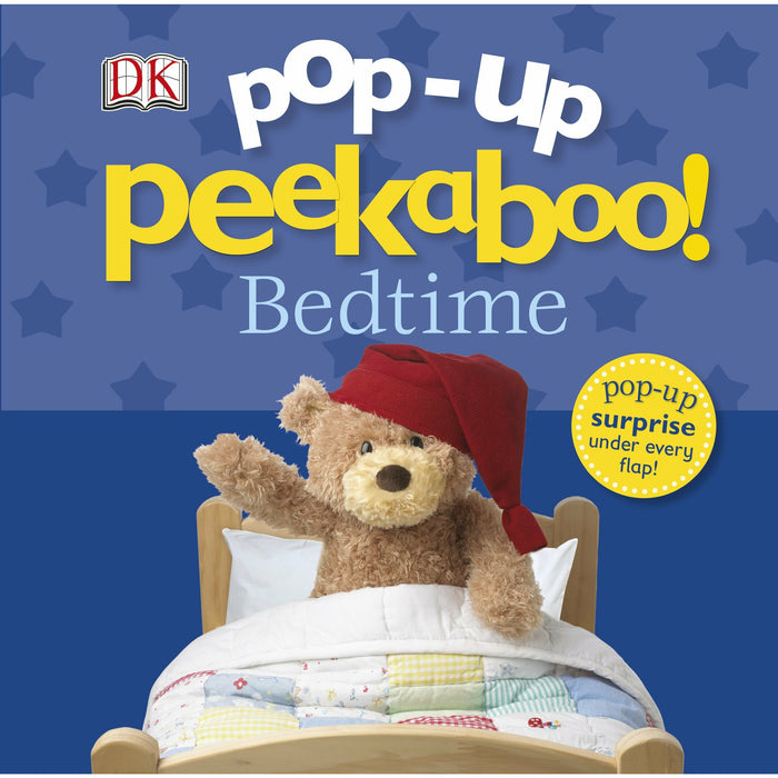 Pop-Up Peekaboo! 4 Books Collection Set By DK (Tractor , Baby Dinosaur, Bedtime) - The Book Bundle