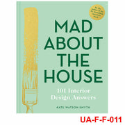 Hardcover copy of "Mad About the House" by Kate Watson-Smyth, featuring interior design tips on a Pavilion brand cover.