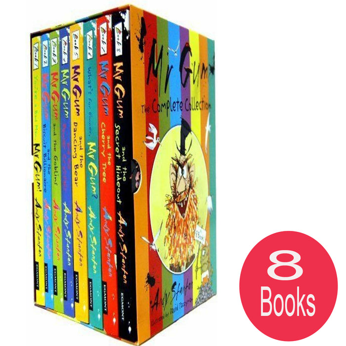 Mr Gum Box Set 8 Books Collection By Andy Goblins Biscuit Billionaire PB - The Book Bundle