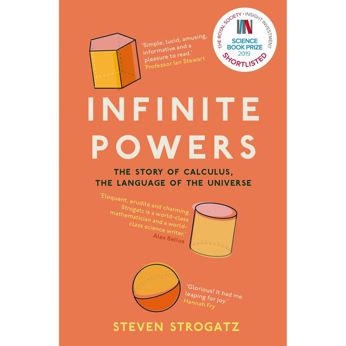 Steven Strogatz 2 Books Collection Set Joy of X & Infinite Powers The Story of Calculus - The Book Bundle