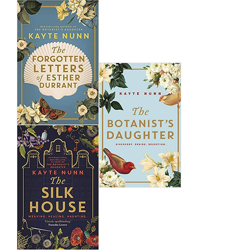 Kayte Nunn 3 Books Collection Set (Forgotten Letters, Silk House, Botanist's) - The Book Bundle