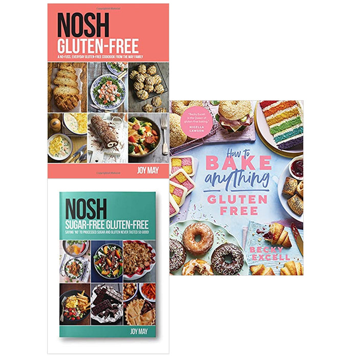 NOSH Gluten-Free: A No-Fuss , NOSH Sugar-Free Gluten-Free & How to Bake Anything Gluten Free  3 Books Collection Set - The Book Bundle