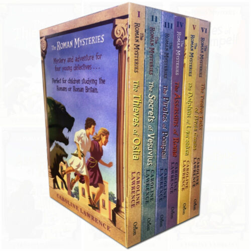 Roman Mysteries series Caroline Lawrence 6 books collection pack set NEW PB - The Book Bundle