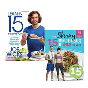 Lean In 15 2 Books collection set by Joe Wicks, Bantam paperback editions, featuring cover images of the non-fiction health and fitness guides.
