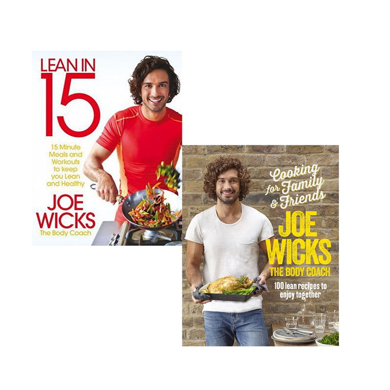 Blue hardcover Lean in 15 book collection by Joe Wicks, featuring two non-fiction health and fitness books in a bluebird edition.
