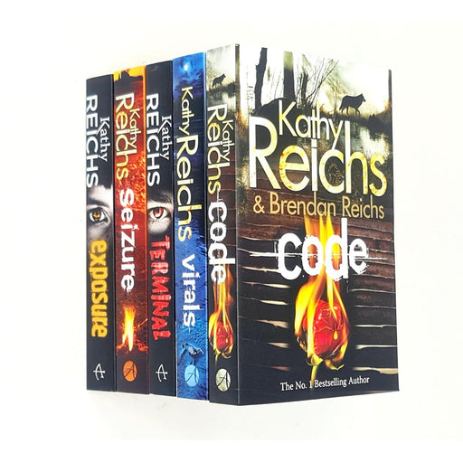 Kathy reichs virals series 5 books collection set (virals, seizure, code, exposure, terminal) - The Book Bundle