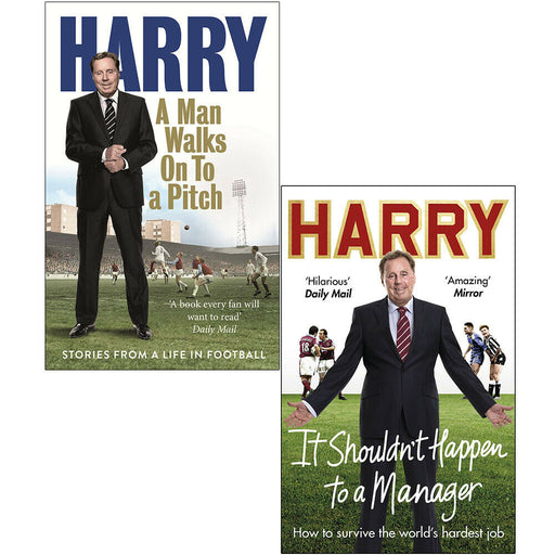 A Man Walks On To a Pitch And It Shouldn’t Happen to a Manager 2 Books Set NEW - The Book Bundle
