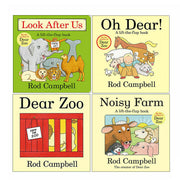 Rod Campbell 4-book children's collection set including Look After Us, Oh Dear, Dear Zoo, and Noisy Farm by Macmillan Children's Books