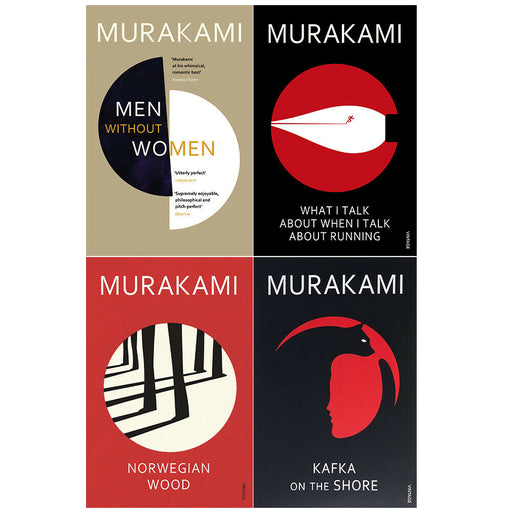 Haruki Murakami Collection 4 Books Set Men Without Women, What I Talk, Kafka on the Shore, Norwegian Wood - The Book Bundle