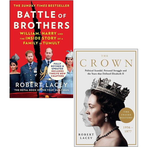 Robert Lacey 2 Books Collection Set [Battle of Brothers,The Crown] - The Book Bundle