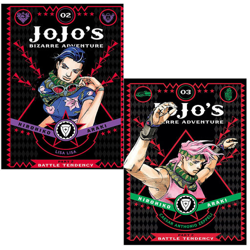 JoJo's Bizarre Adventure Hirohiko Araki 2 Books Collection Set Volume (2-3) - The Book Bundle