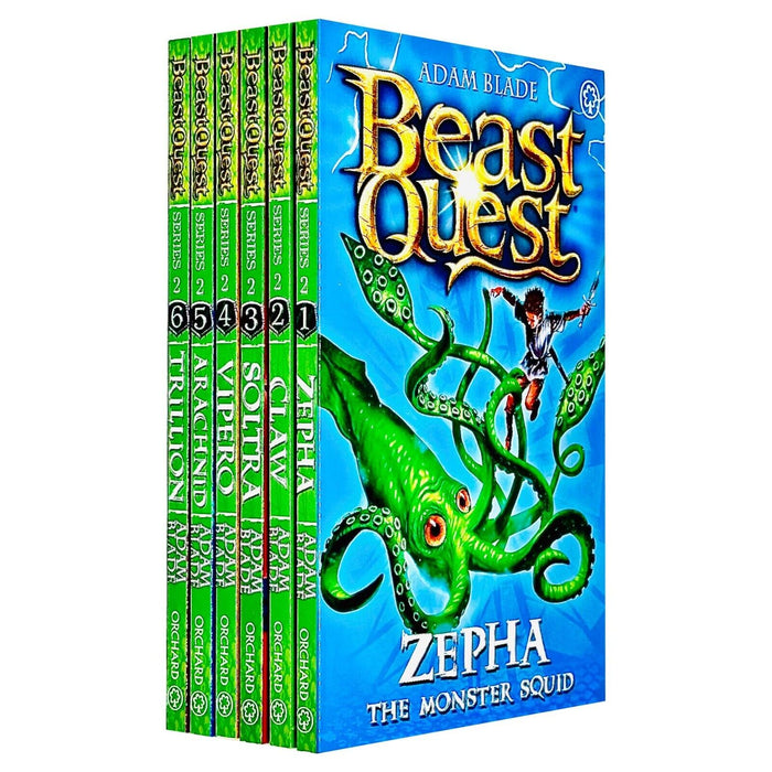 Beast Quest Series 2 The Golden Armour 6 Books Collection Set (Books 7-12) - The Book Bundle