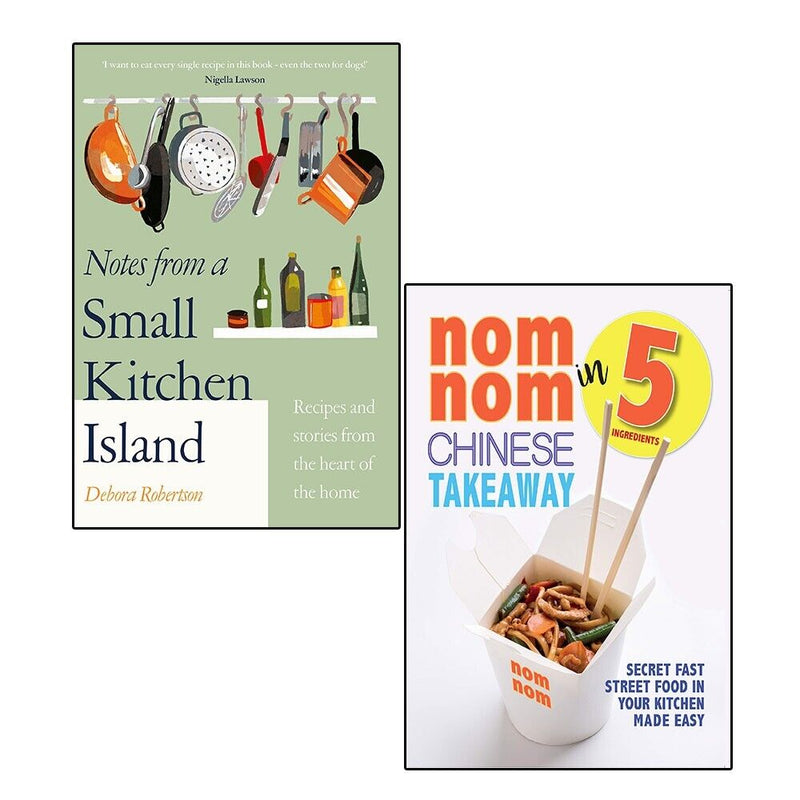 Notes from a Small Kitchen Island And Nom Nom Chinese 2 Books Collection Set - The Book Bundle