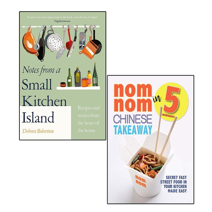 Notes from a Small Kitchen Island And Nom Nom Chinese 2 Books Collection Set - The Book Bundle
