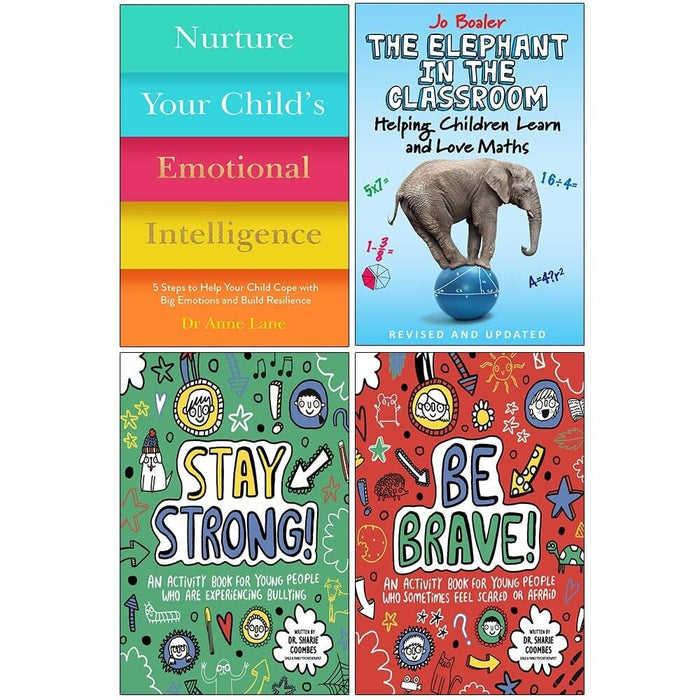 Emotional Intelligence, Elephant in Classroom,Stay Strong!,Be Brave! 4 Books Set - The Book Bundle