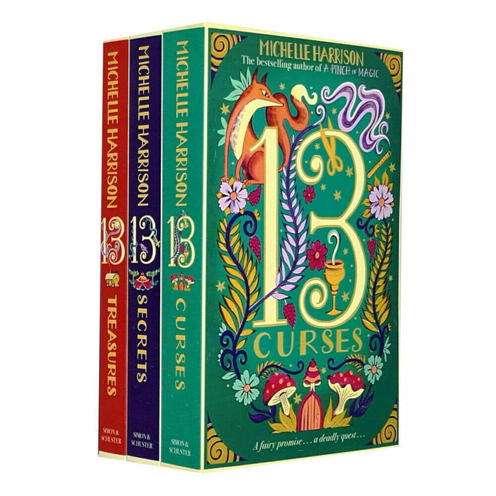 Michelle Harrison Treasures Series 13,3 Books Collection Set (Treasures,Curses,Secrets) - The Book Bundle
