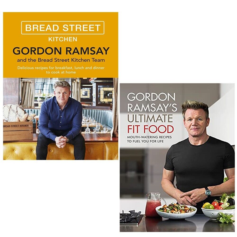 Gordon Ramsay Collection 2 Books Set Bread Street Kitchen, Ultimate Fit ...