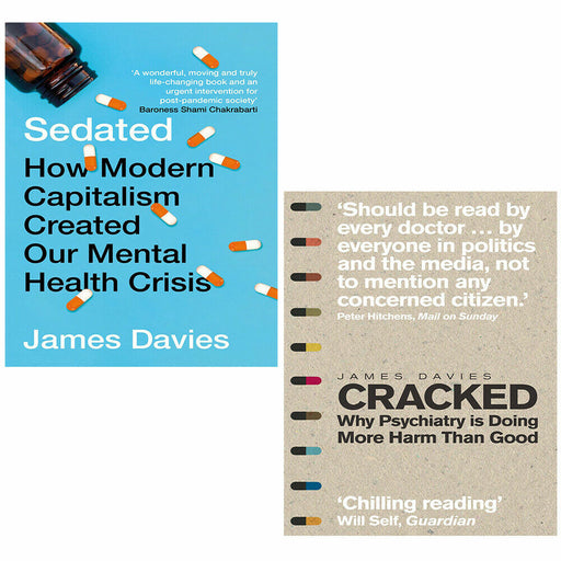James Davies Collection 2 Books Set Cracked, Sedated - The Book Bundle