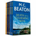 M C Beaton 5 Books Collection Set Hamish Macbeth Death Series - The Book Bundle