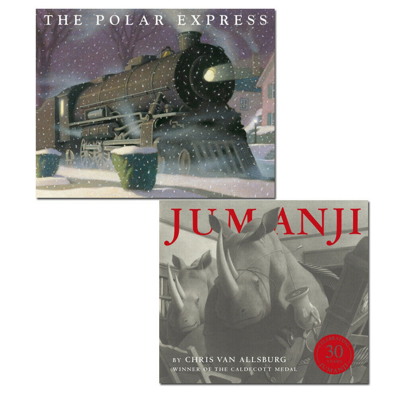 Chris Van Allsburg 2 Books Collection Set The Polar Express, Jumanji - The Book Bundle