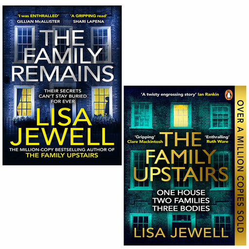 Family Upstairs Series Lisa Jewell 2 Books Collection Set Family Remains - The Book Bundle