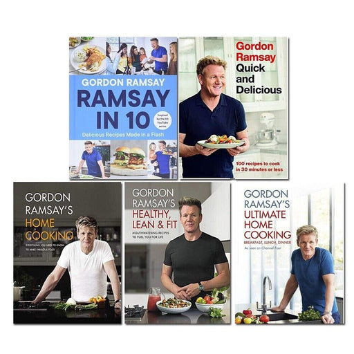Gordon Ramsay Collection 5 Books Set (Home Cooking, Quick and Delicious) - The Book Bundle