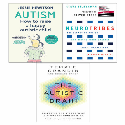 Autistic Brain Temple Grandin, NeuroTribes Steve Silberman, Autism 3 Books Set - The Book Bundle