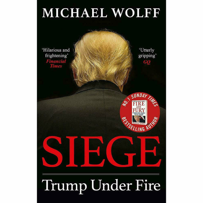 Peril Bob Woodward, SiegeTrump Under Fire Michael Wolff 2 Books Collection Set - The Book Bundle