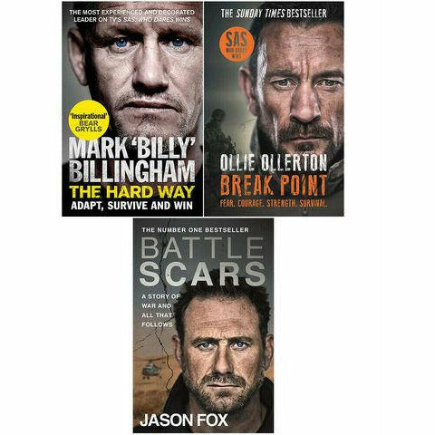 Hard Way, Break Point And Battle Scars 3 Books Collection Set Paperback NEW - The Book Bundle
