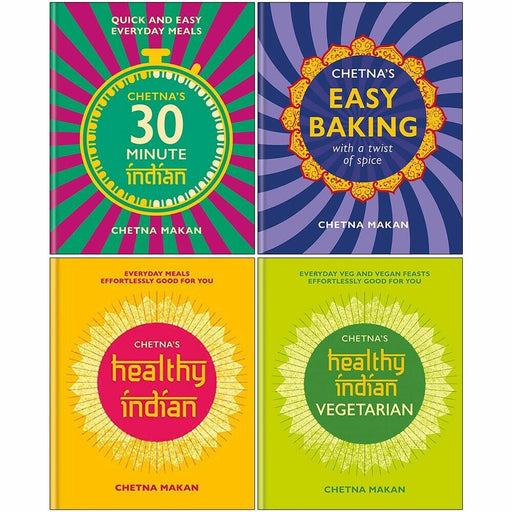 Chetna Makan 4 Books Collection Set (30-minute Indian, Easy Baking, Healthy Indian) - The Book Bundle