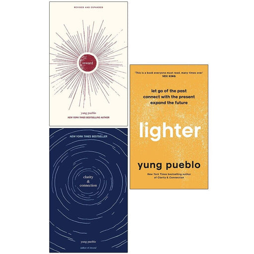 Yung Pueblo 3 Books Collection Set [Inward | Clarity & Connection | Lighter] - The Book Bundle