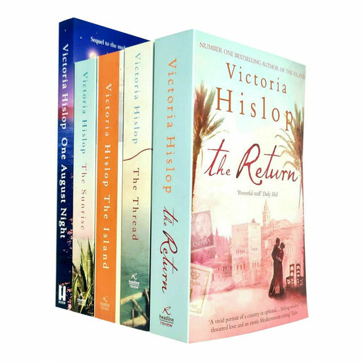 Victoria Hislop 5 Books Collection Set Sunrise, Island, One August Night - The Book Bundle