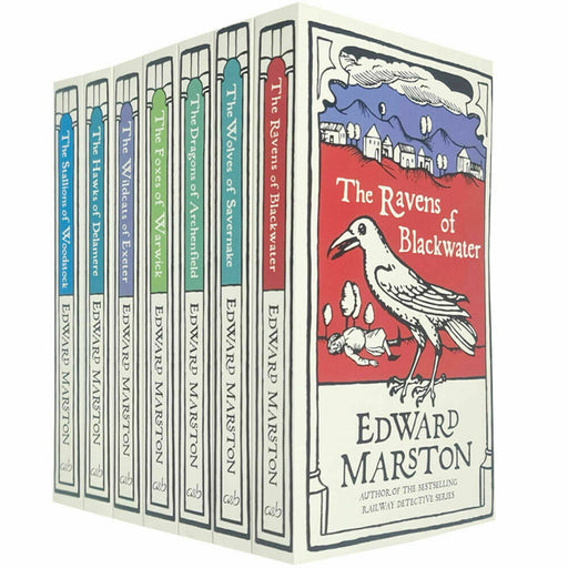 Edward Marston Domesday Series 7 Books Collection Set The Dragons of Archenfield - The Book Bundle