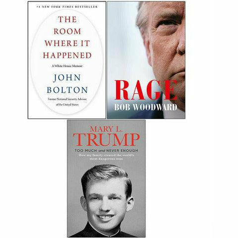 Room Where It Happened, Rage & Too Much and Never Enough 3 Books Collection Set - The Book Bundle