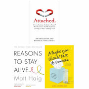 Attached, Maybe You Should Talk to Someone, Reasons to Stay Alive 3 Books Set - The Book Bundle