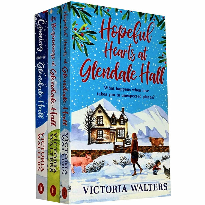 Glendale Hall Series 3 Books collection Set by Victoria Walters Hopeful Hearts - The Book Bundle