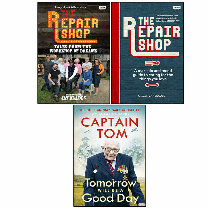 The Repair Shop, A Make Do, Tomorrow Will 3 Books Collection Set - The Book Bundle