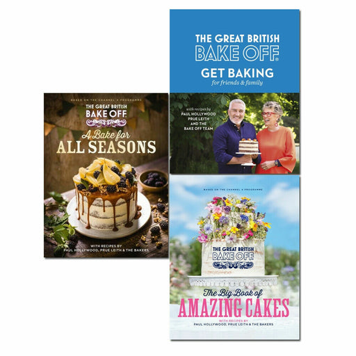 The Great British Bake Off 3 Books Collection Set A Bake for all Seasons - The Book Bundle