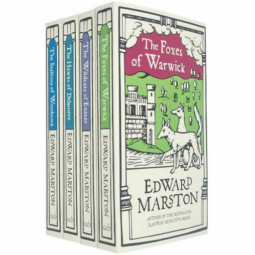 Edward Marston Domesday Series 4 Books Collection Set (The Wildcats of Exeter ) - The Book Bundle
