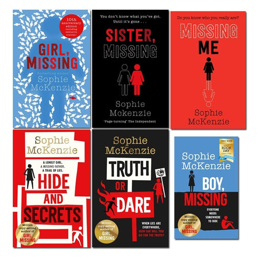 Sophie McKenzie Collection 6 Books Set Hide and Secrets, Truth or Dare, Missing - The Book Bundle